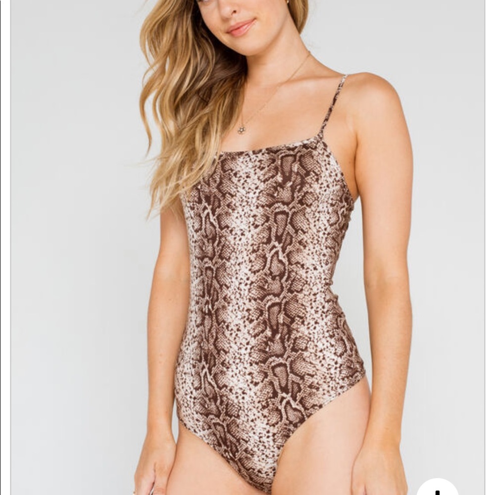super soft snakeskin bodysuit